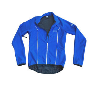 GORE BIKE WEAR Windstopper Cycling Jacket Womens Blue Large (L)